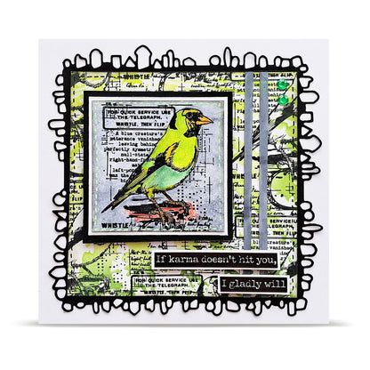 TP-1350 - A7 Stamp Set - Whistling Finch