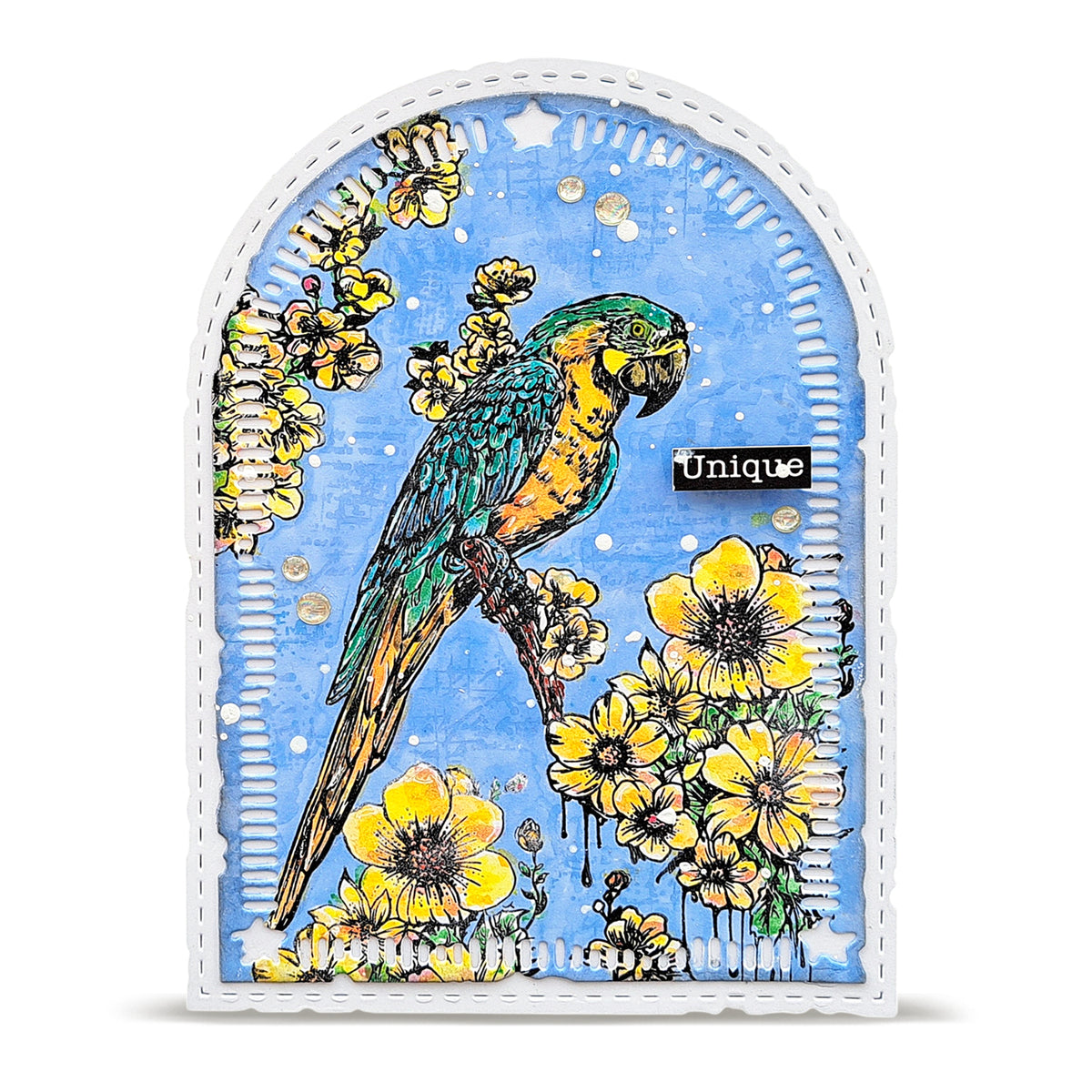 TP-1348 - A6 Stamp Set - Parrot Song