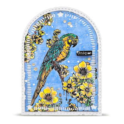 TP-1348 - A6 Stamp Set - Parrot Song