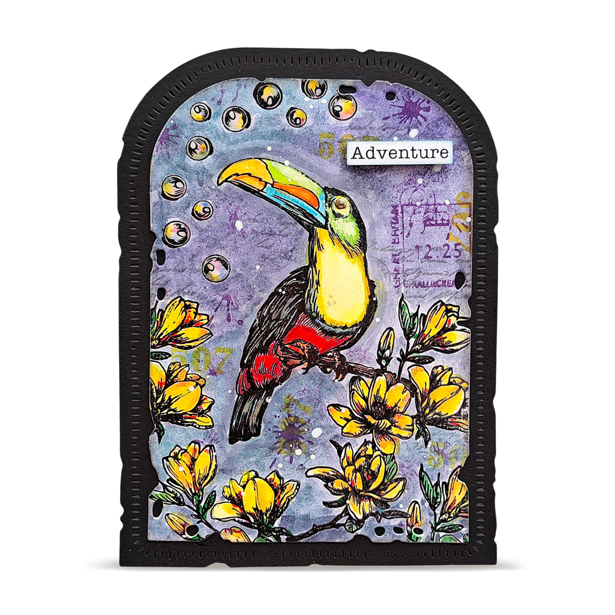 TP-1347 - A6 Stamp Set - Bubbly Toucan