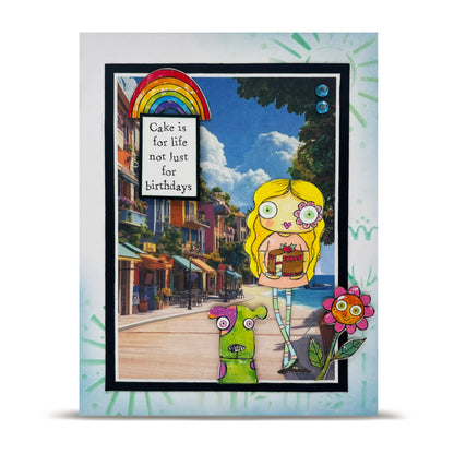 #PA-38 - A6 Design Paper - Sun-Kissed Streets