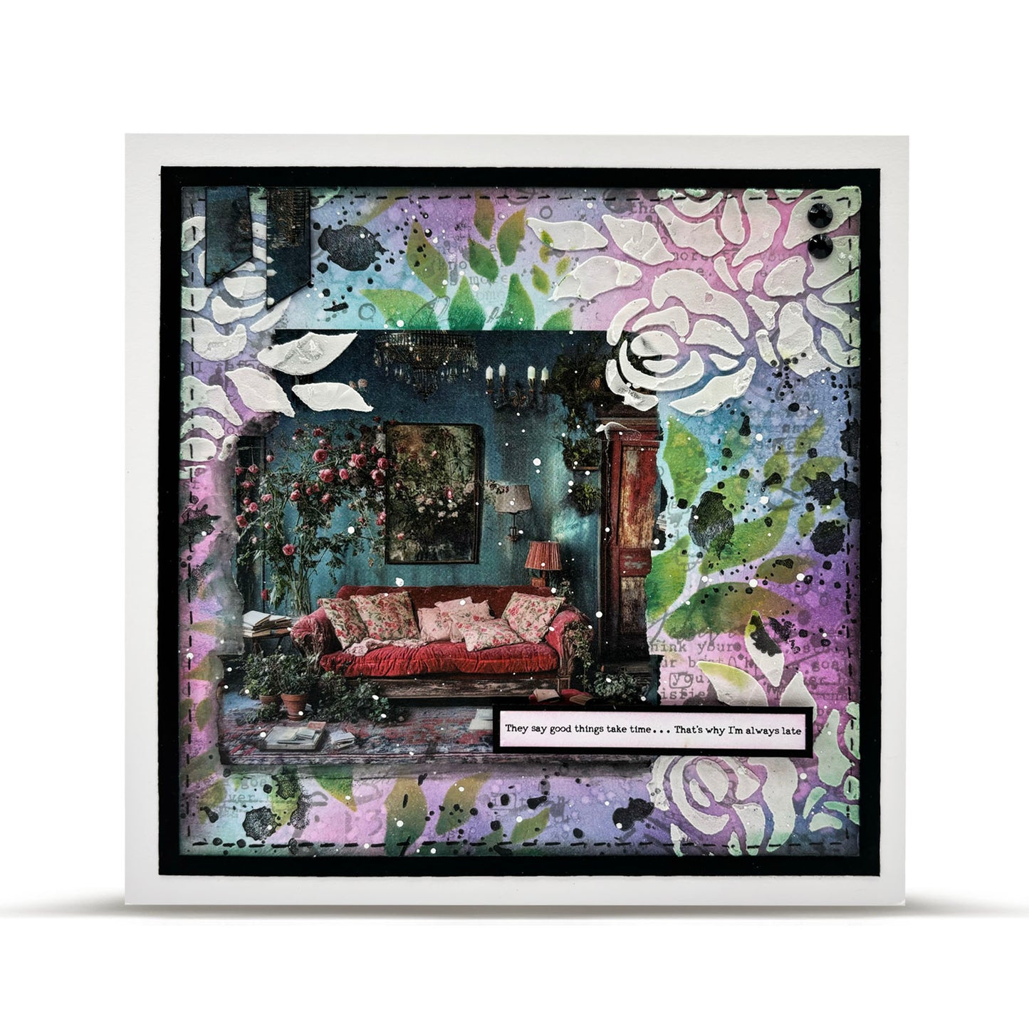 #MT-132 - Washi Tape - Blueish Parlor (Layer-It-Up!)