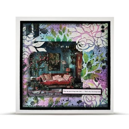 #MT-132 - Washi Tape - Blueish Parlor (Layer-It-Up!)