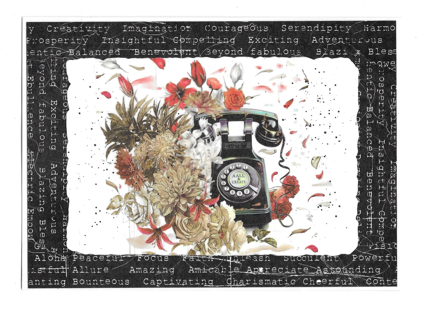 #105 - Washi Tape - Bouquet Calling