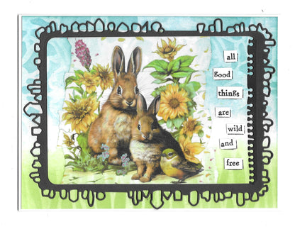 #102 - Washi Tape - Sunflower & Hare