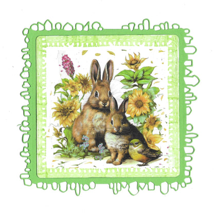 #102 - Washi Tape - Sunflower & Hare