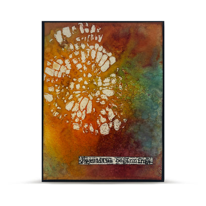 #243 - 6x6 (inch) Stencil - Abstract 21