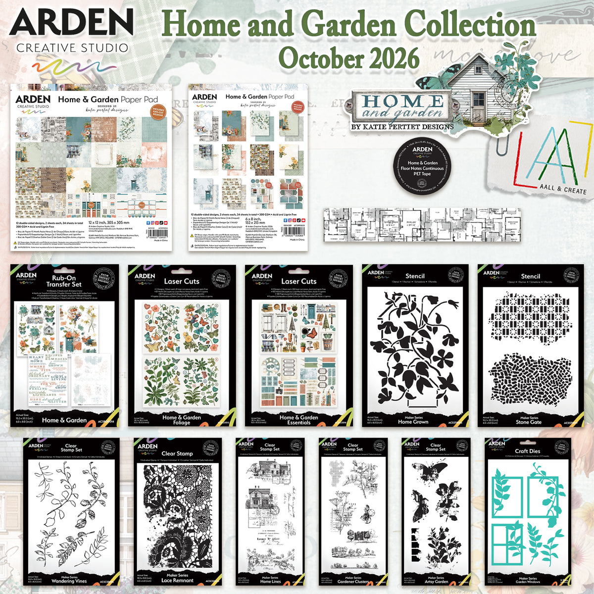 Arden Creative Studio Home & Garden Complete Collection (Save £10)