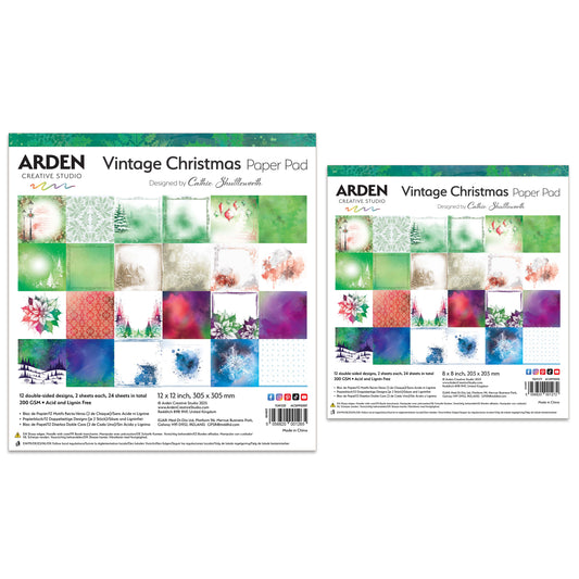 Arden Creative Studio Vintage Christmas Paper Bundle