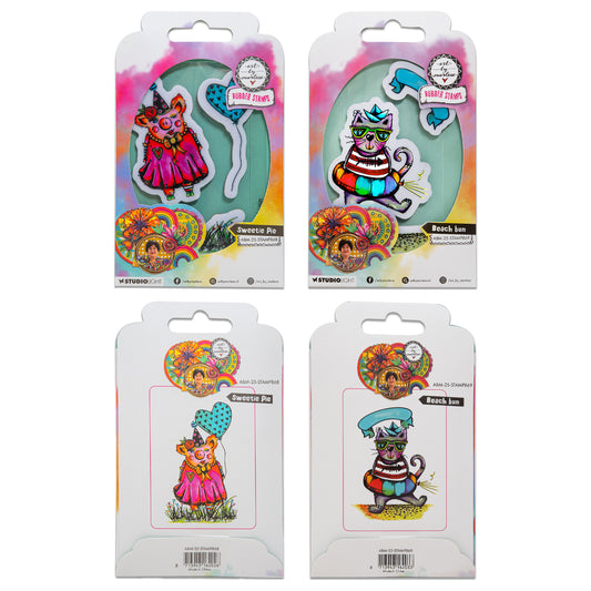 Art By Marlene August 2025 Cling Rubber Stamp Bundle