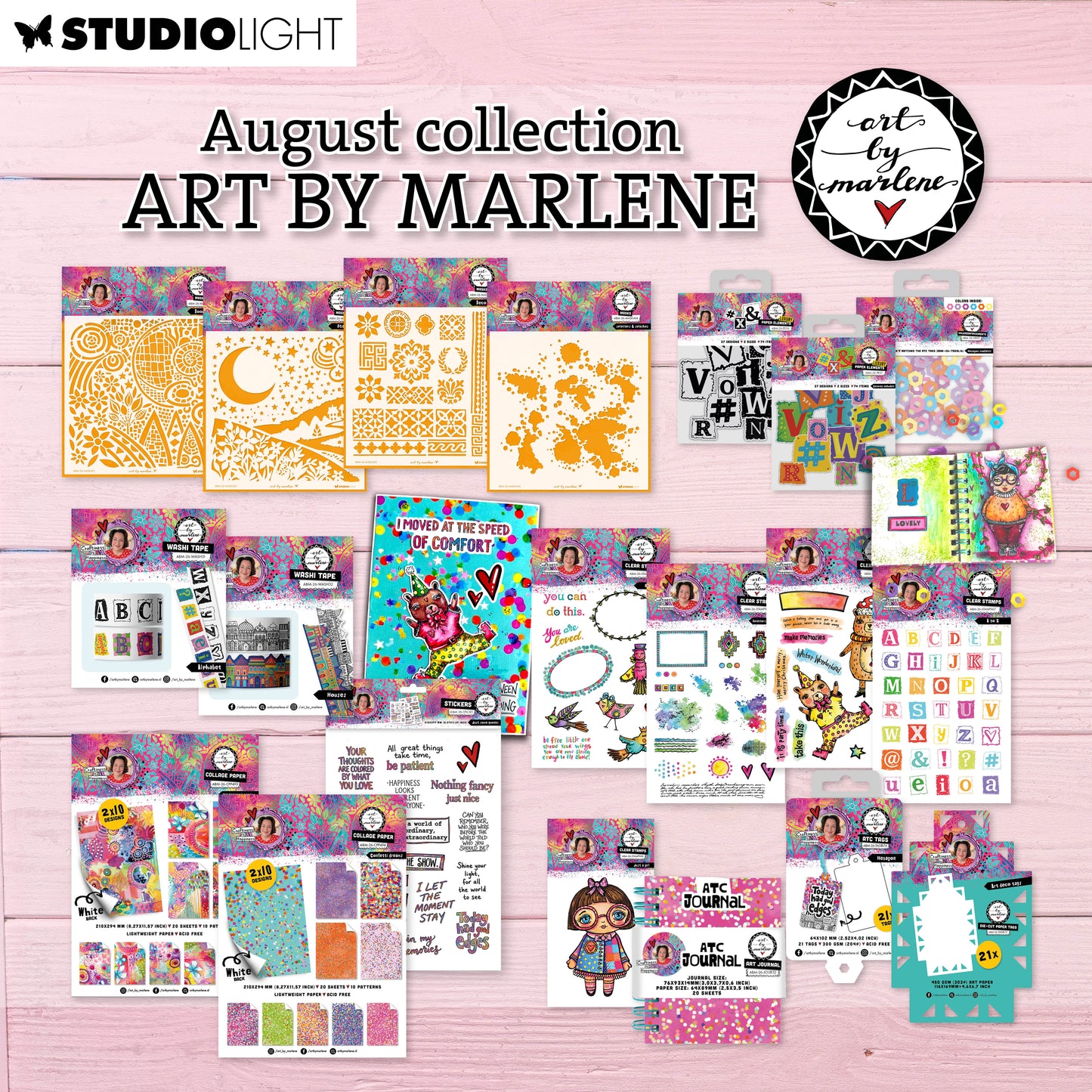 Studio Light Art By Marlene August 2026 Complete Collection (Save £20) ~ Ship from 28th Aug