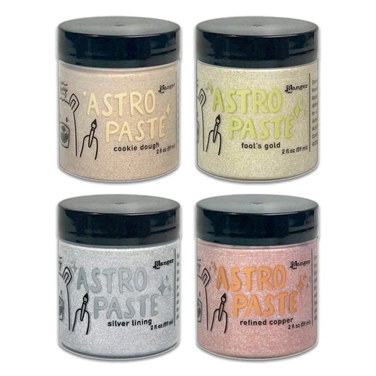 Ranger Simon Hurley create. 4 x Astro Pastes - Cookie Dough, Refined Copper, Silver Lining & Fool's Gold
