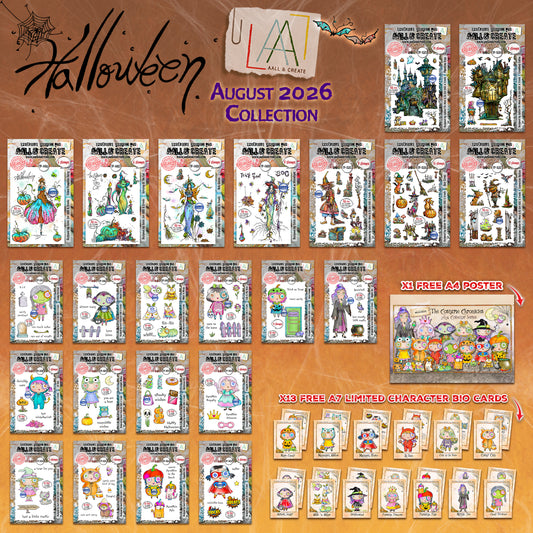 August 2026 Halloween Complete Collection + Free Poster & Bio Cards (Save £30)
