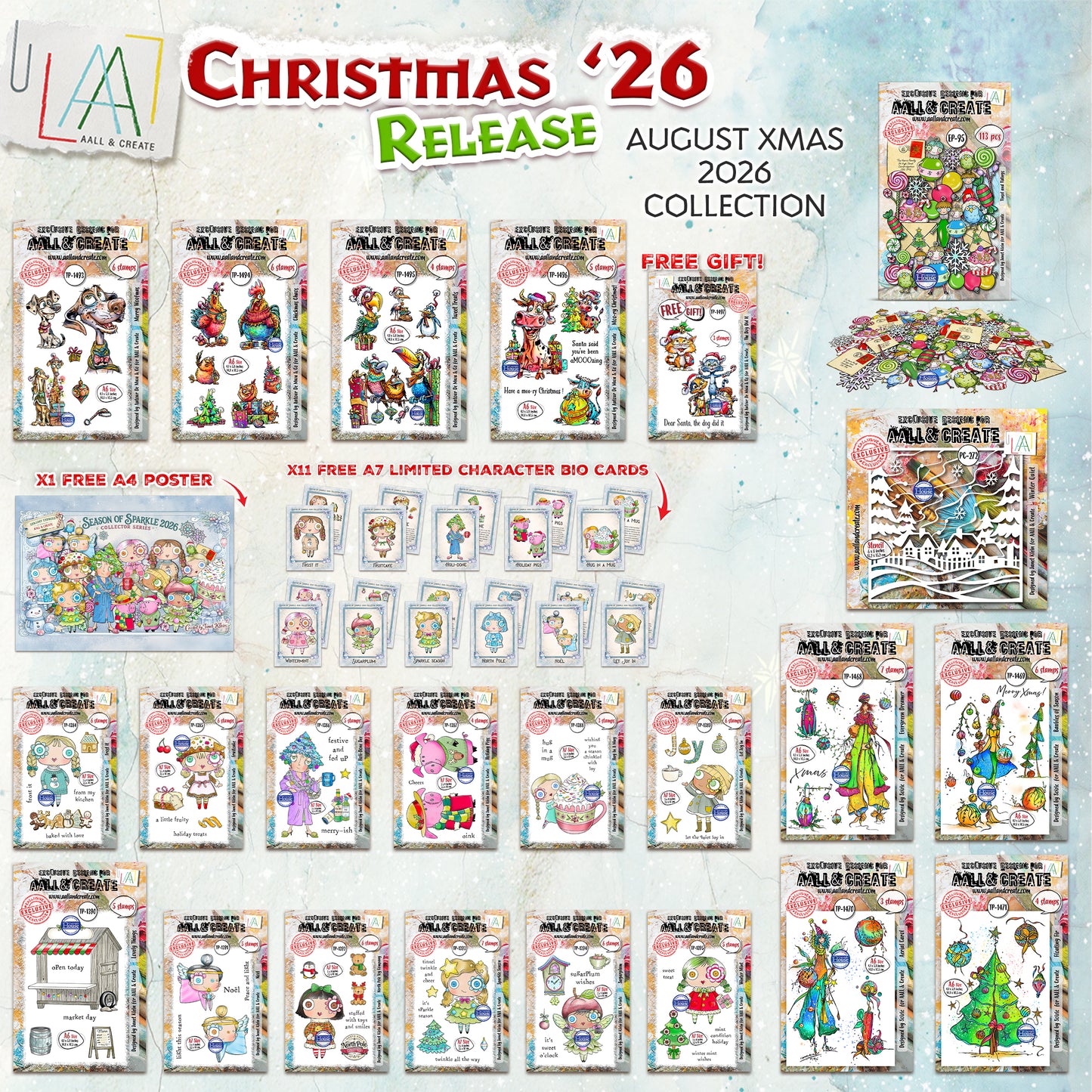 August 2026 Christmas Complete Collection + Free Poster & Bio Cards (Save £30)