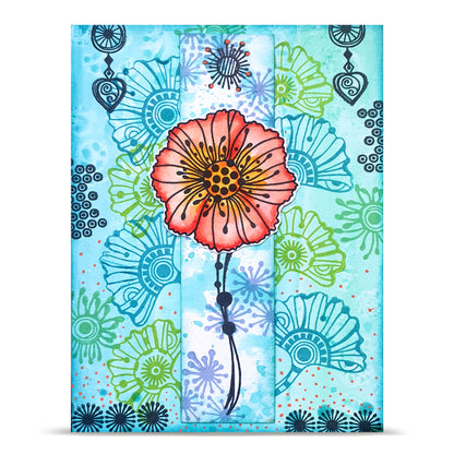 TP-1479 - A6 Stamp Sets - Lovely Coquelicots