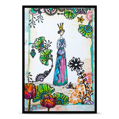 #1220 - A6 Stamp Set - Angel Wings