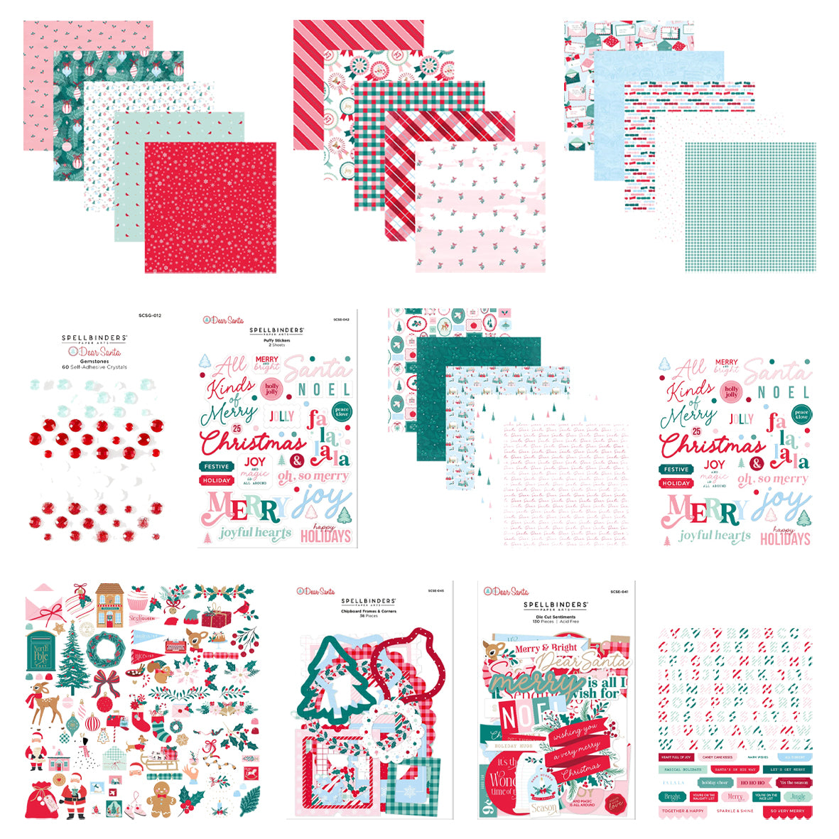 Spellbinders Dear Santa 2026 Annual Holiday Mega Kit