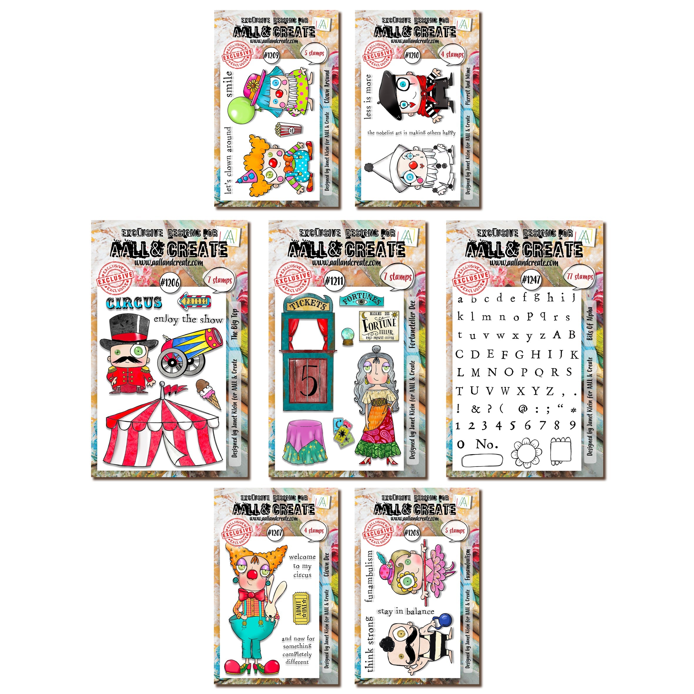 Klein October 2024 Stamps Bundle 7 Stamps AALL & Create