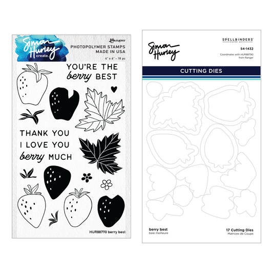 Ranger Simon Hurley Create Stamp Set + Matching Cutting-Dies