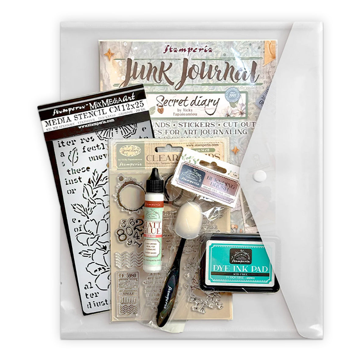 Stamperia Secret Diary Art Jounaling Selection by Vicky Papaioannou + EDUCATION