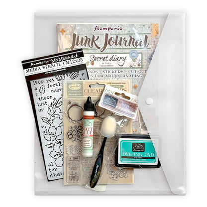 Stamperia Secret Diary Art Jounaling Selection by Vicky Papaioannou + EDUCATION