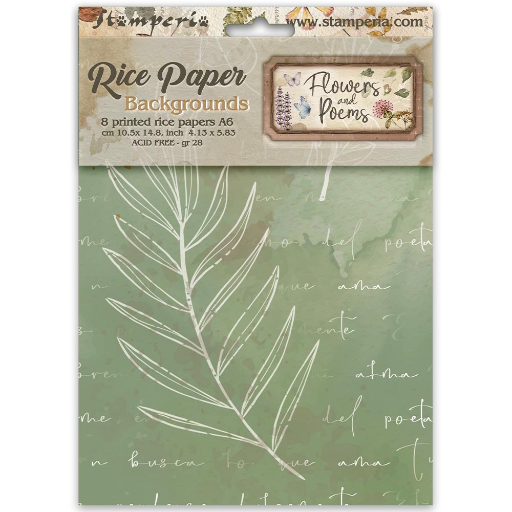 Stamperia Flowers and Poems Art Journaling Selection by Vicky Papaioannou