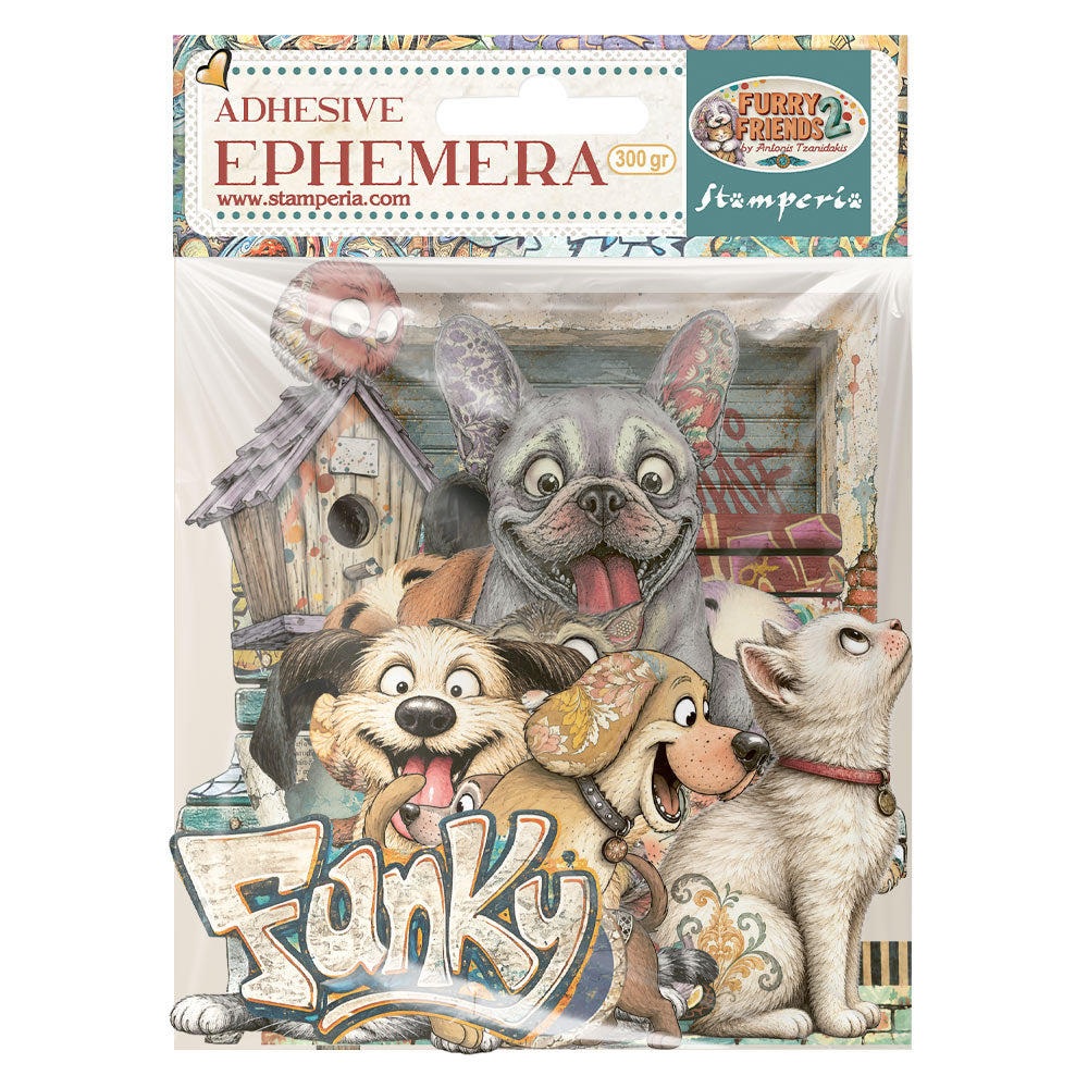 Stamperia Furry Friends 2 Art Journaling Selection Large by Vicky Papaioannou