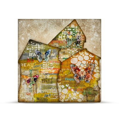 #DI-99 - Die-Cutting Die Set - Topsy-Turvy Home