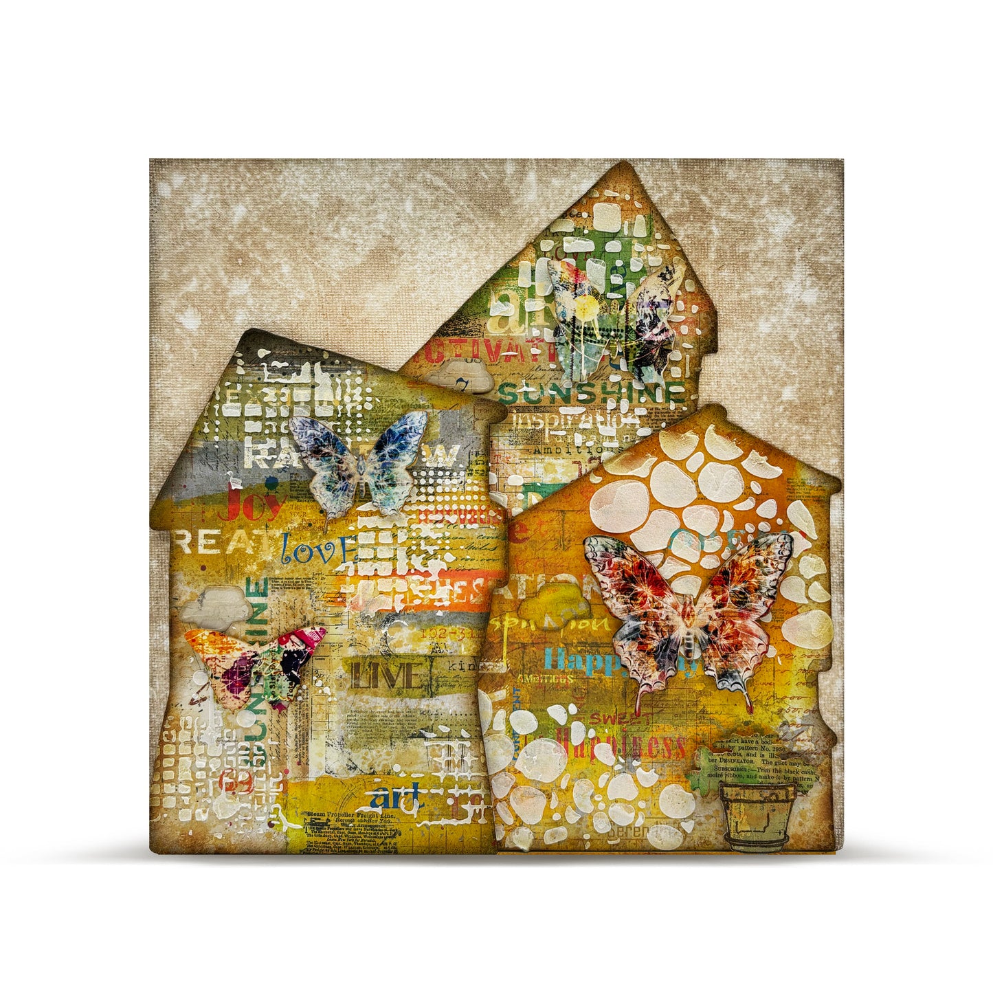 #249 - 6x6 (inch) Stencil - Circular Disruption