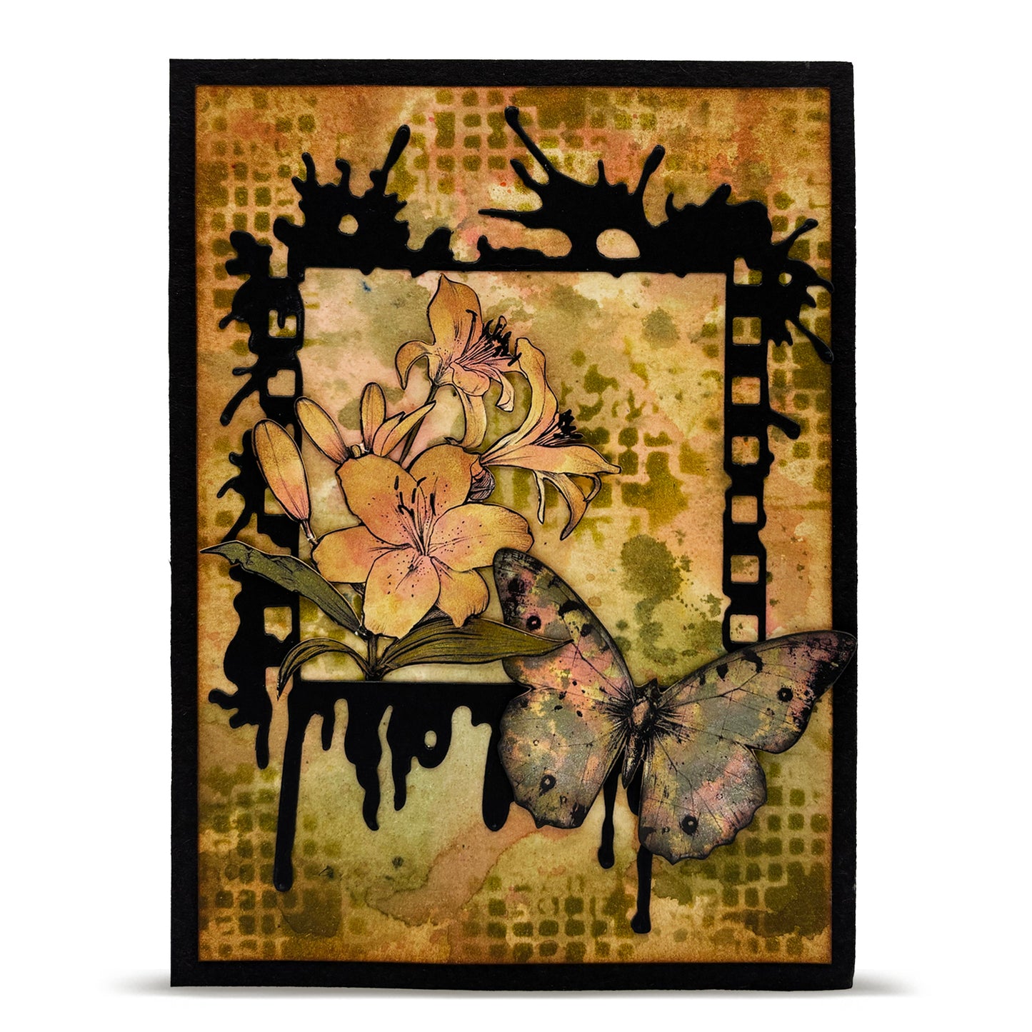 PC-249 - 6x6 (inch) Stencil - Circular Disruption