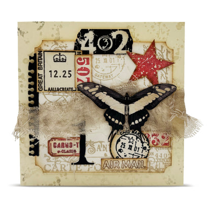 EP-93 - Ephemera Die-Cuts - Gravel Script
