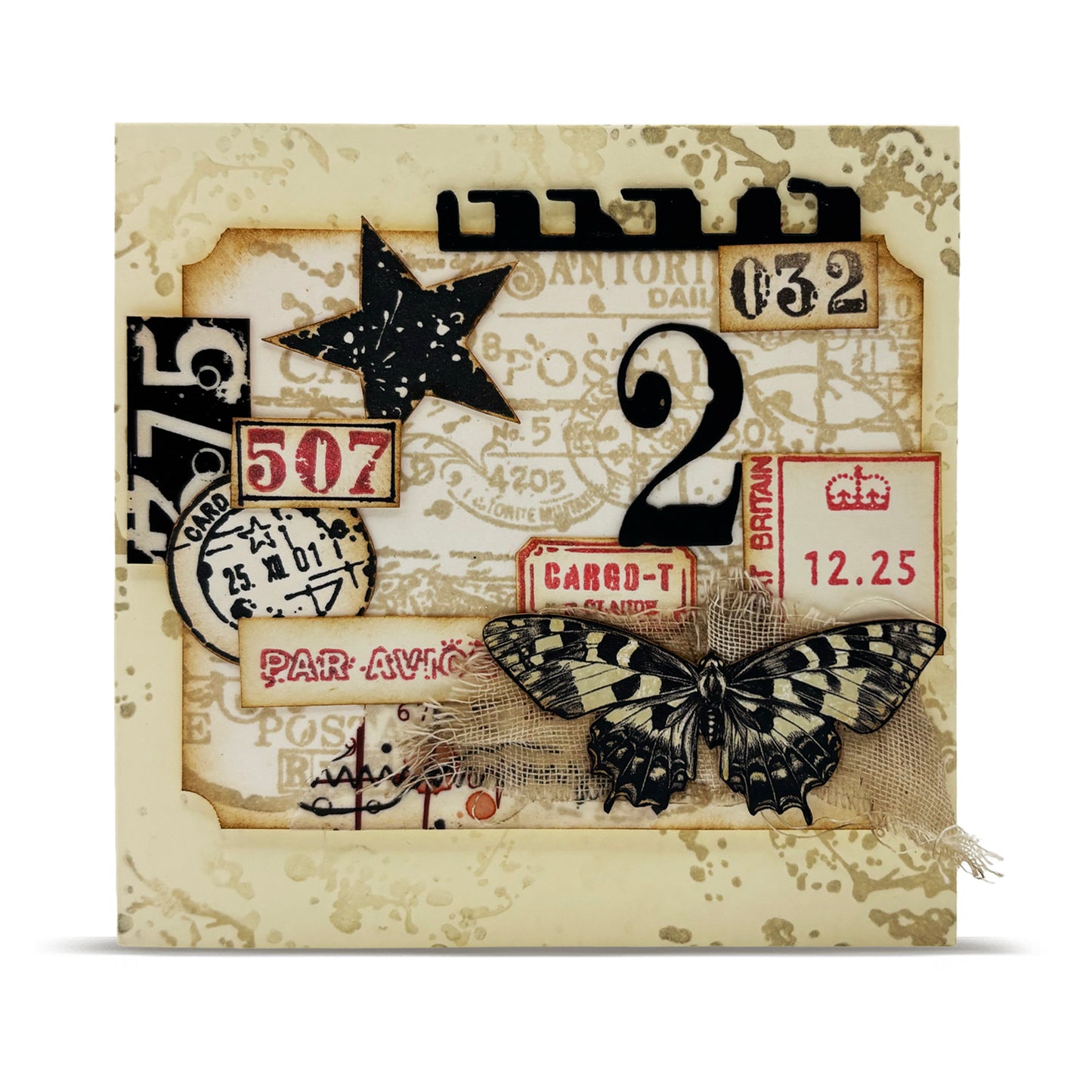 EP-93 - Ephemera Die-Cuts - Gravel Script