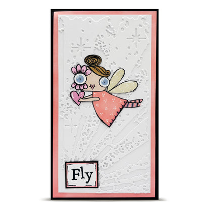 #357 - A7 Clear Stamp Set - Fly