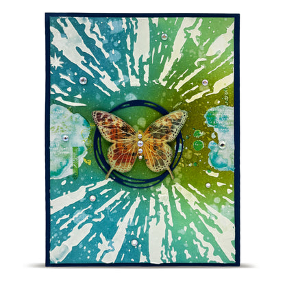 PC-259 - 6x6 (inch) Stencil - Daybreak Pulse