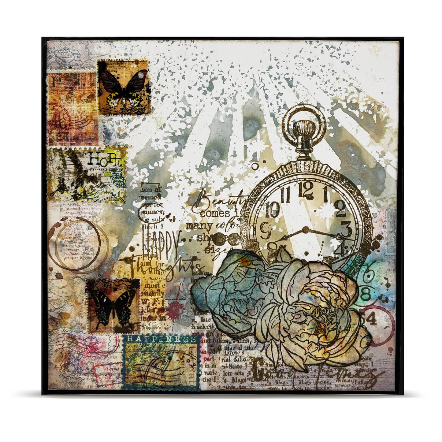 #743 - A4 Clear Stamp Set - Time & Tide