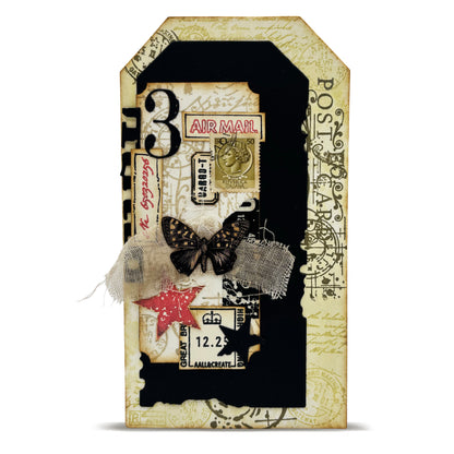 EP-93 - Ephemera Die-Cuts - Gravel Script