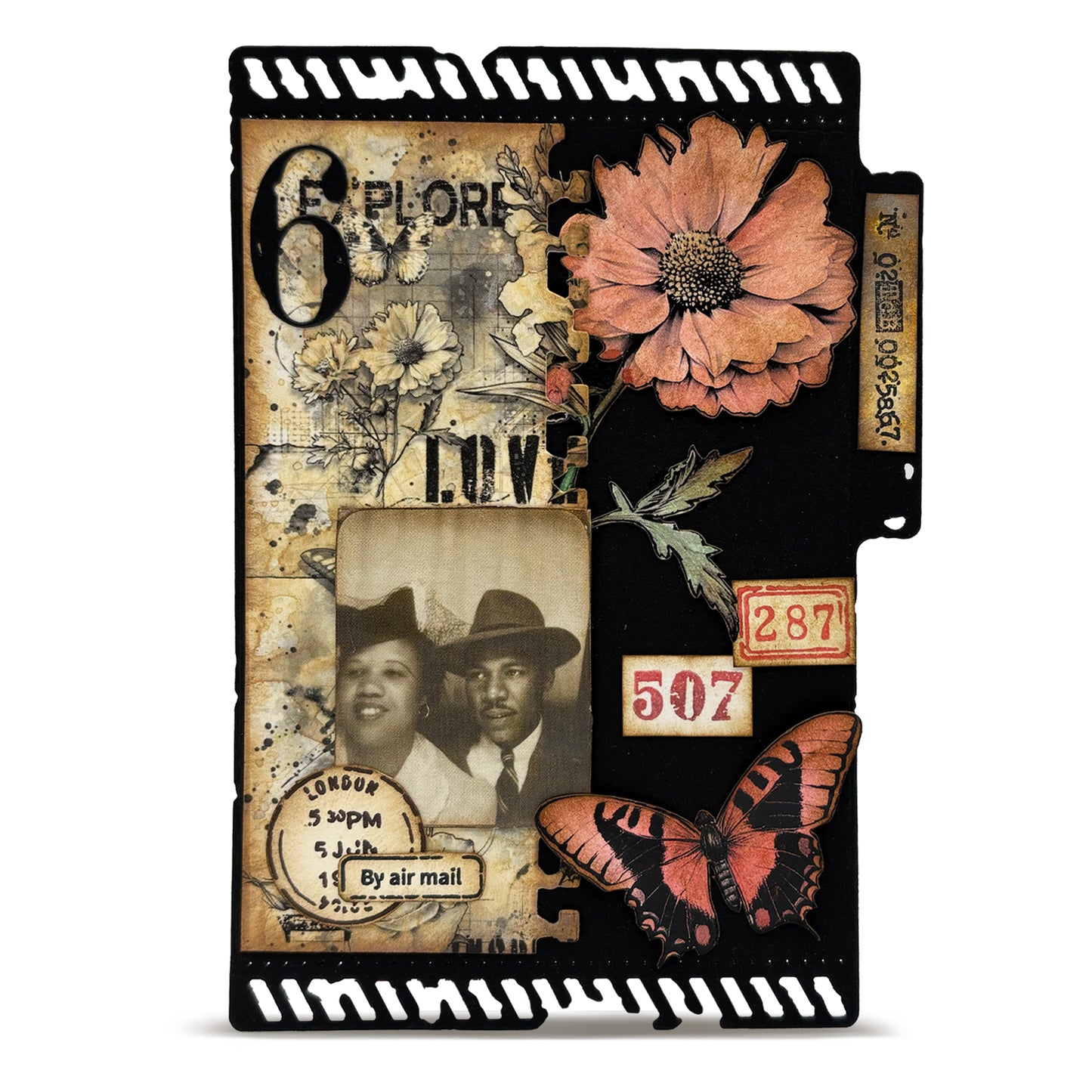 EP-93 - Ephemera Die-Cuts - Gravel Script