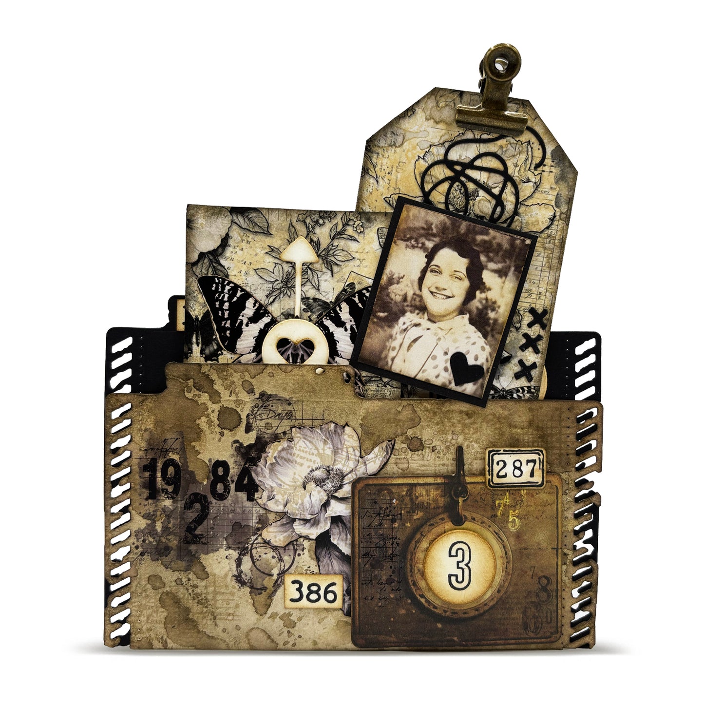 EP-93 - Ephemera Die-Cuts - Gravel Script