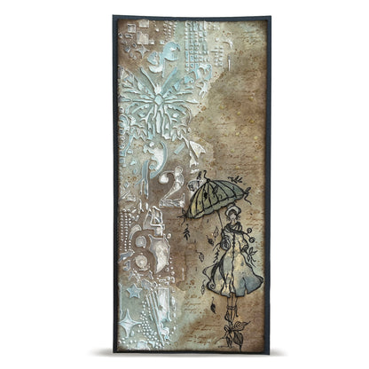 PC-282 - 6x6 (inch) Stencil - Number Garden