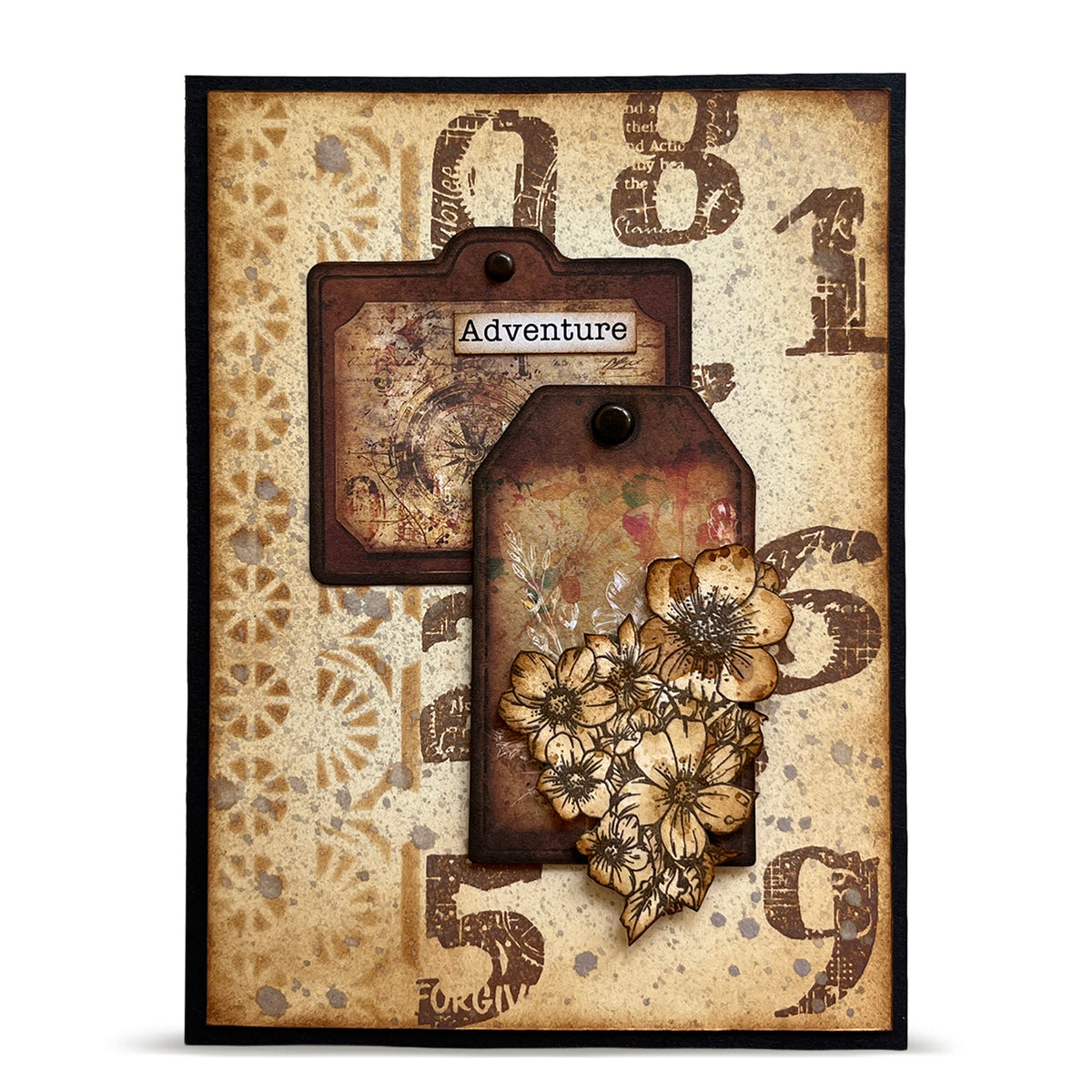 TP-1333 - A6 Stamp Set - Dizzy Digits