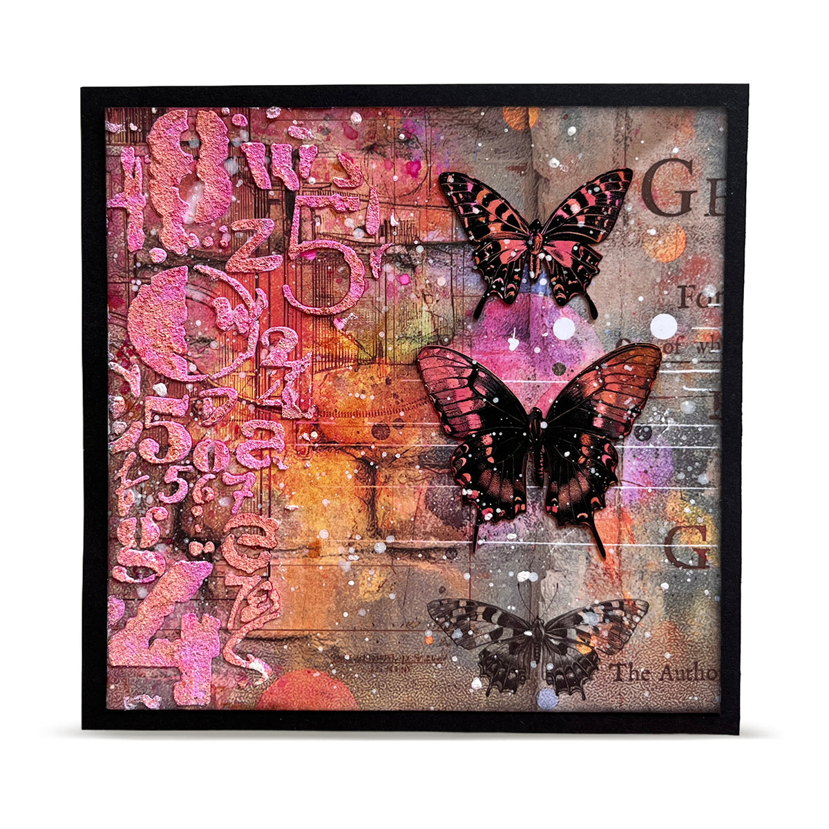 PC-268 - 6x6 (inch) Stencil - Mathpunk