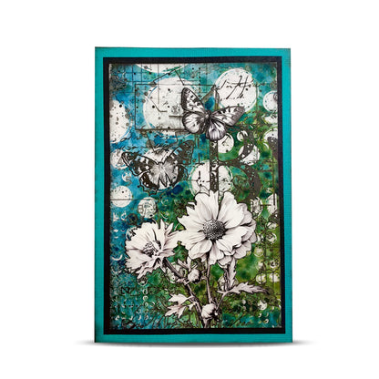 #PA-45 - A4 Design Paper - Moss Residue