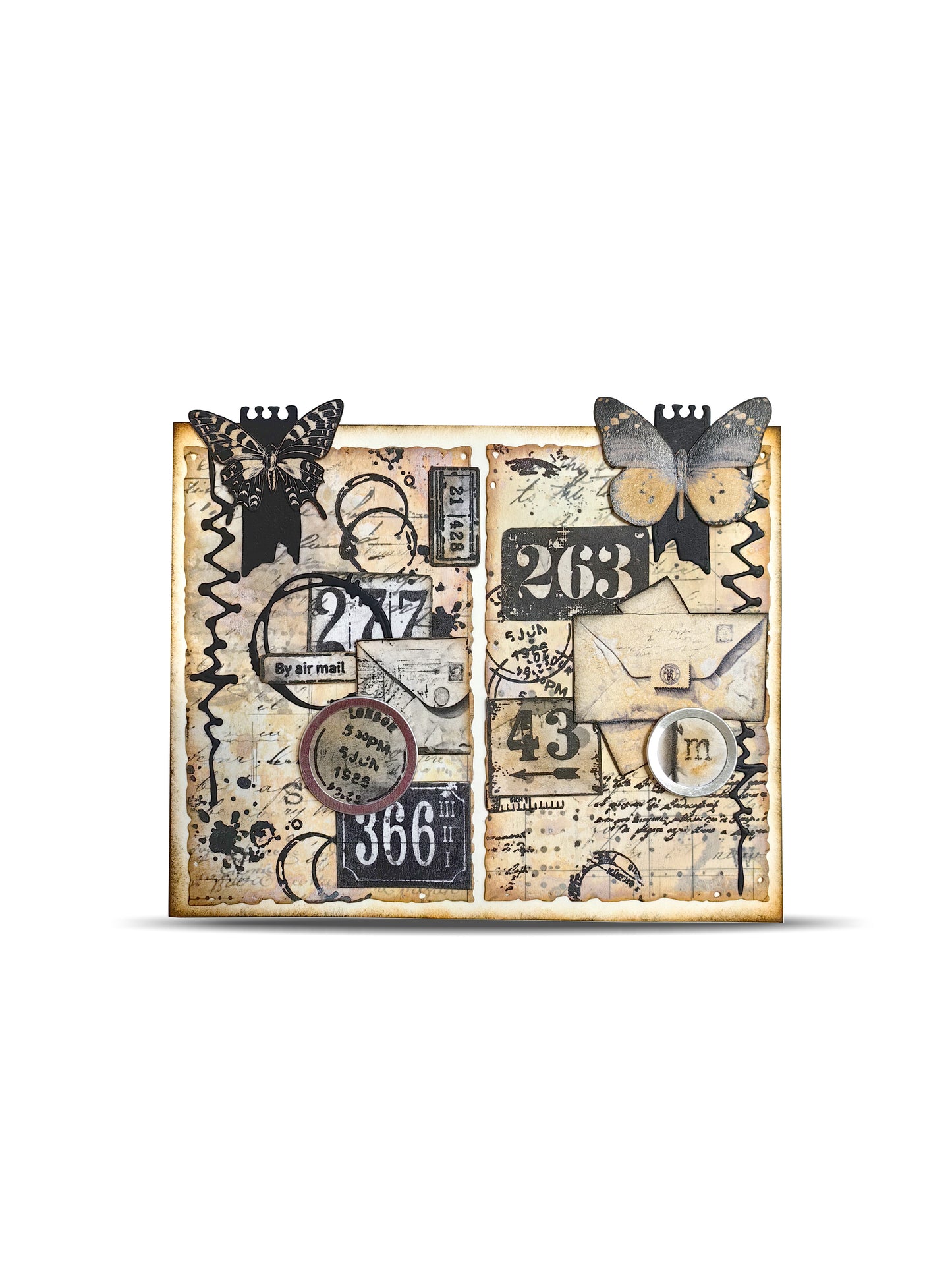 #PA-46 - A5 Design Paper - Herb Traces