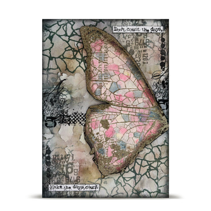 #1171 - A7 Stamp Set - Floral Flyer