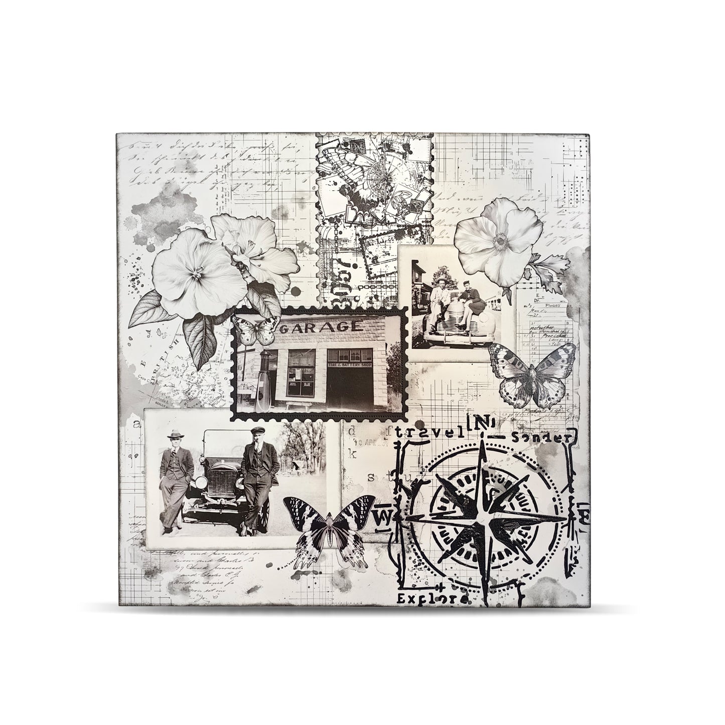 #EP-93 - Ephemera Die-Cuts - Gravel Script