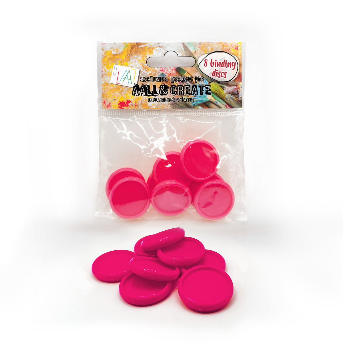 Binding Discs - Crimson Rose Pink