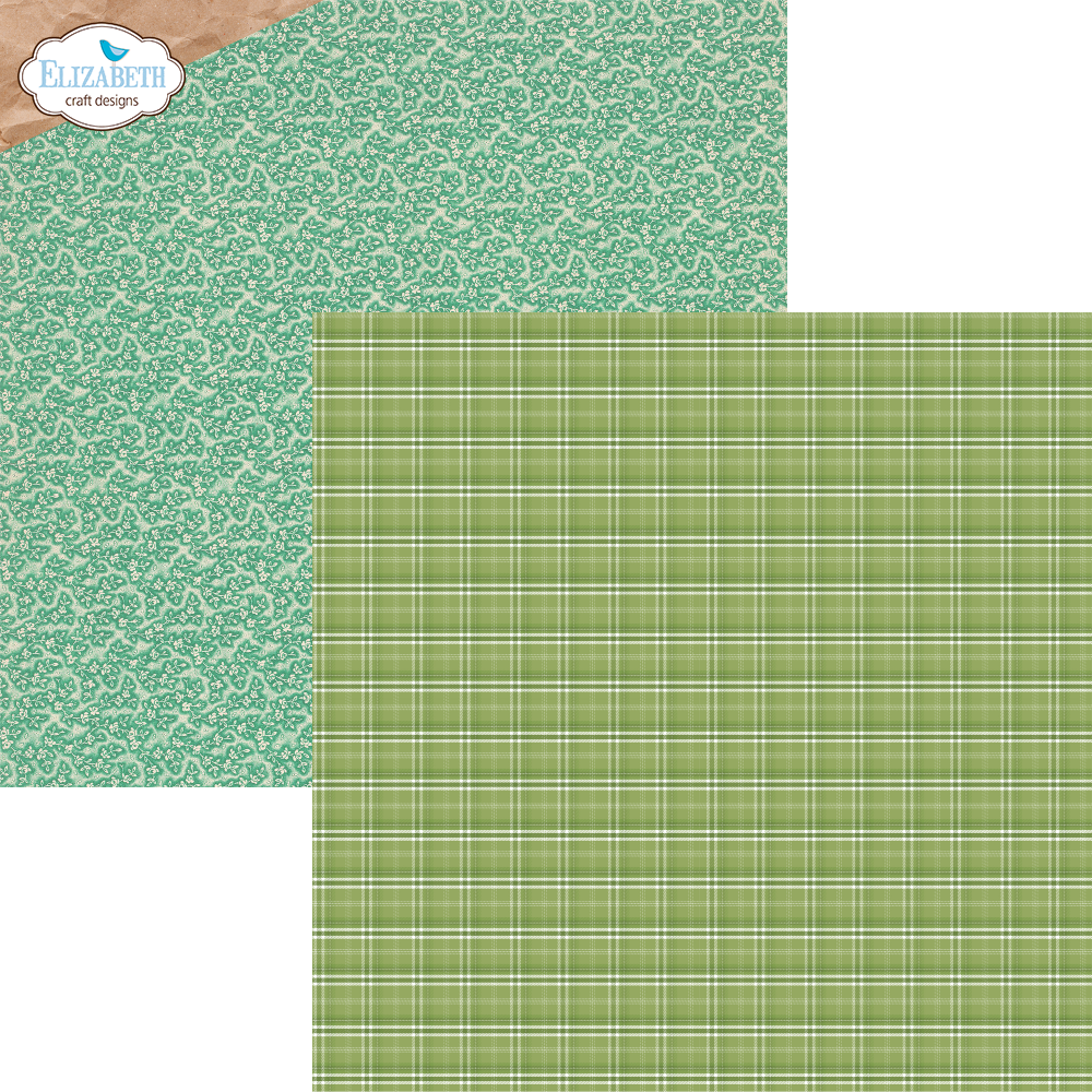 Elizabeth Craft Designs Romantic Revival - 12x12 Inch Patterned Cardstock Paper