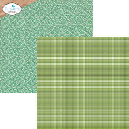 Elizabeth Craft Designs Romantic Revival - 12x12 Inch Patterned Cardstock Paper