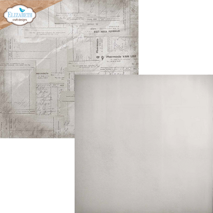 Elizabeth Craft Designs Beautifully Worn 12x12 Inch Patterned Cardstock Backgrounds Volume 5 by Devid Roodenburg