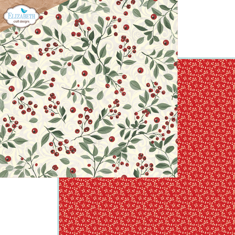 Elizabeth Craft Designs Cozy Comfort 12x12 Inch Patterned Cardstock by Everyday Memories